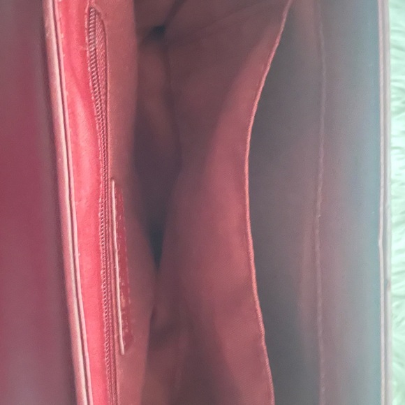 Badgley Mischka Quilted Shoulder Bag Burgundy with Gold Studs - Picture 14 of 14